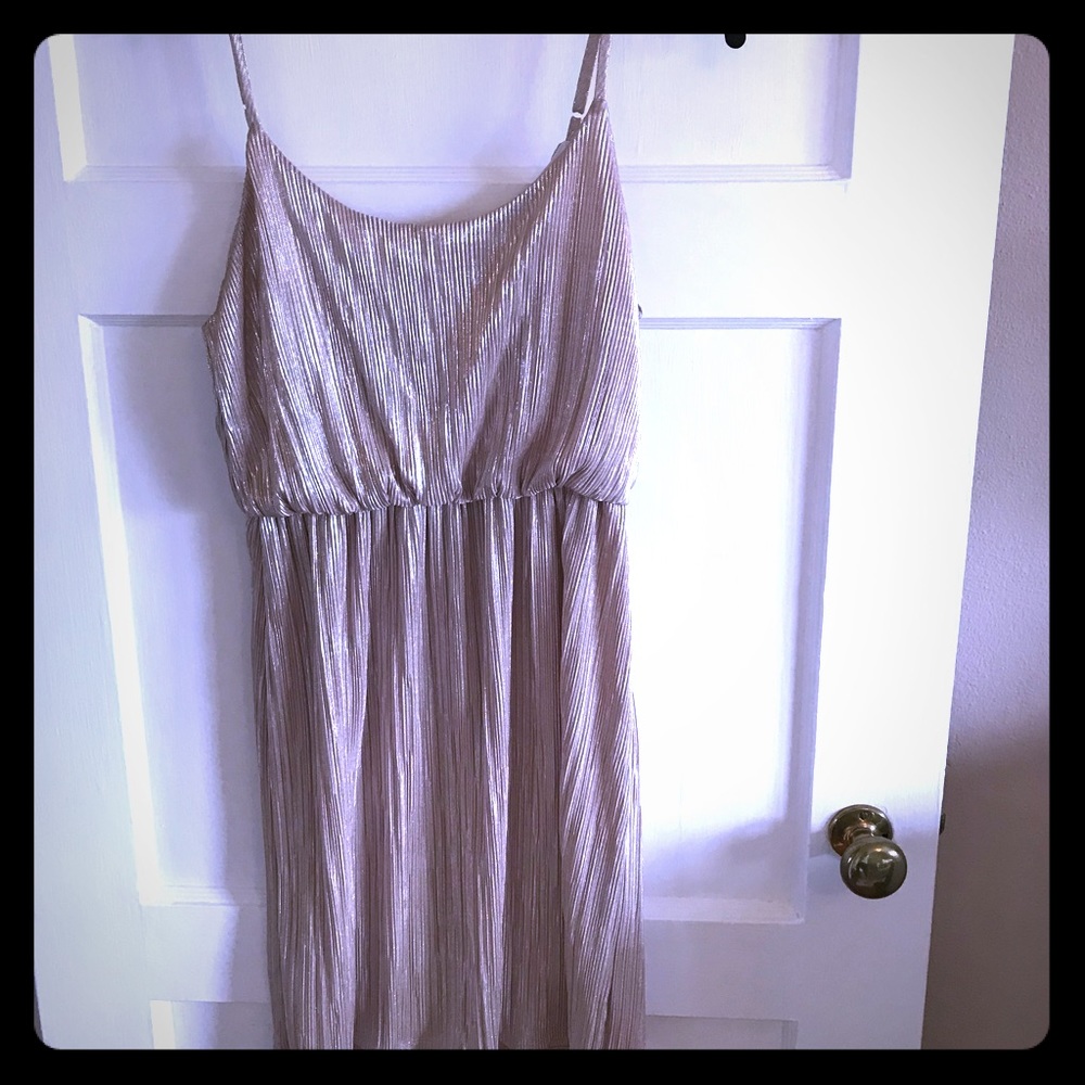Gold dress